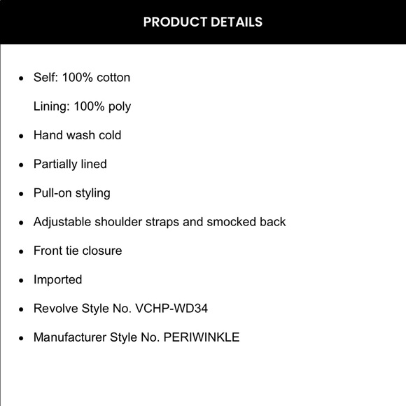 V. Chapman Periwinkle Dress-Savannah Rose Lavender - Picture 10 of 11